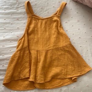 Yellow tank